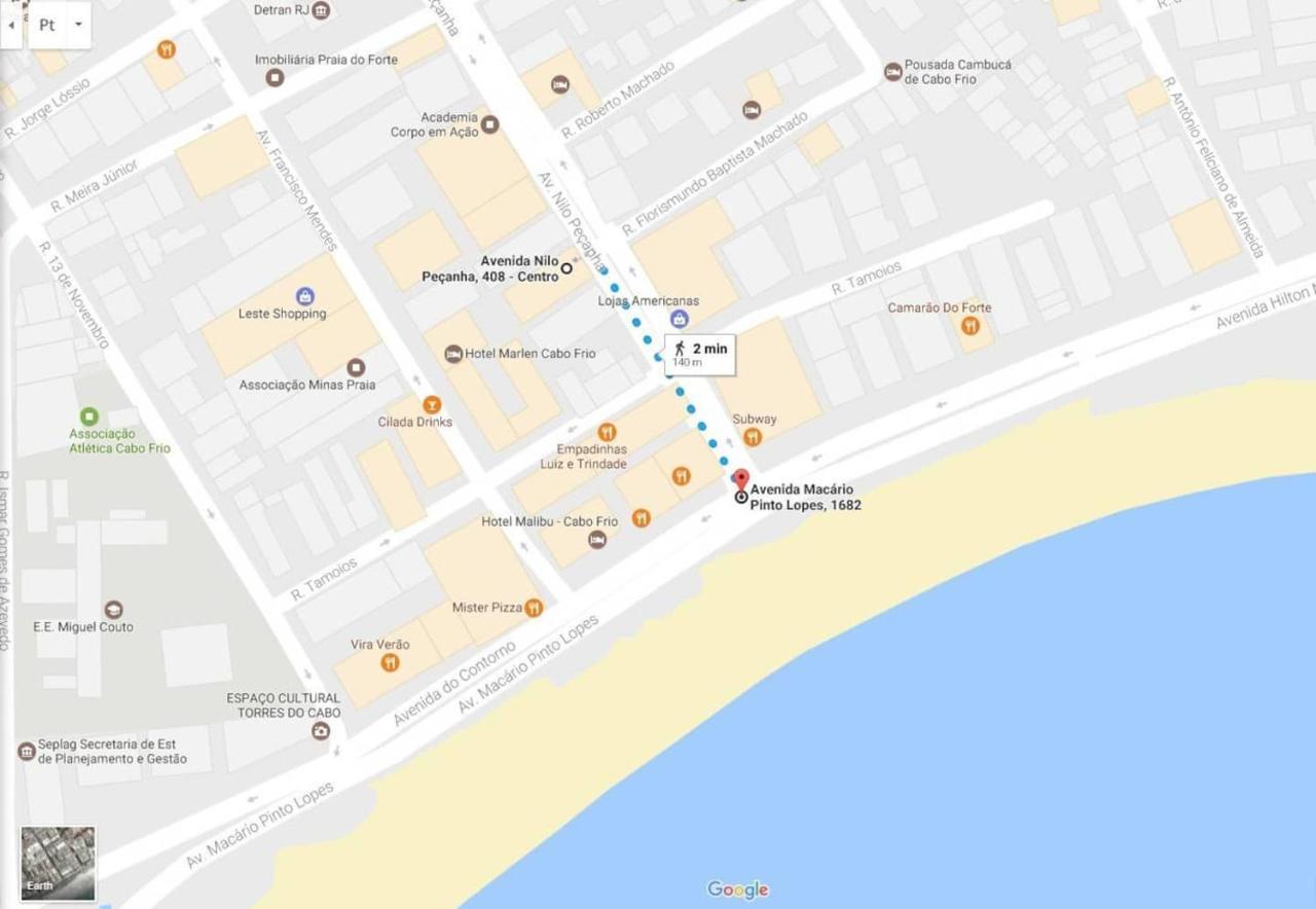 Praia Do Forte - Apto A 3 Minutos Da Areia 卡波布里奥 外观 照片